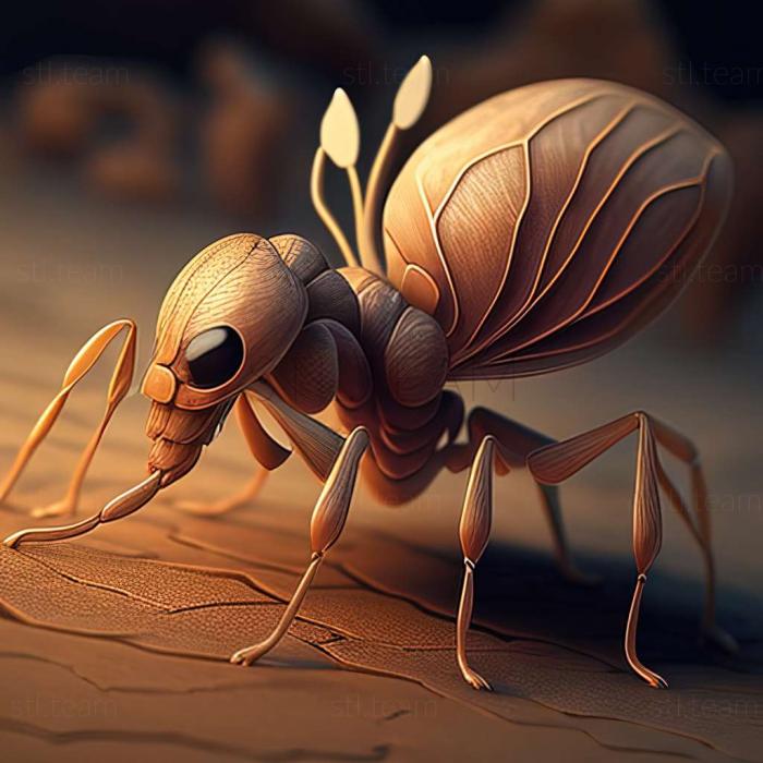 3D model Pheidole ala (STL)